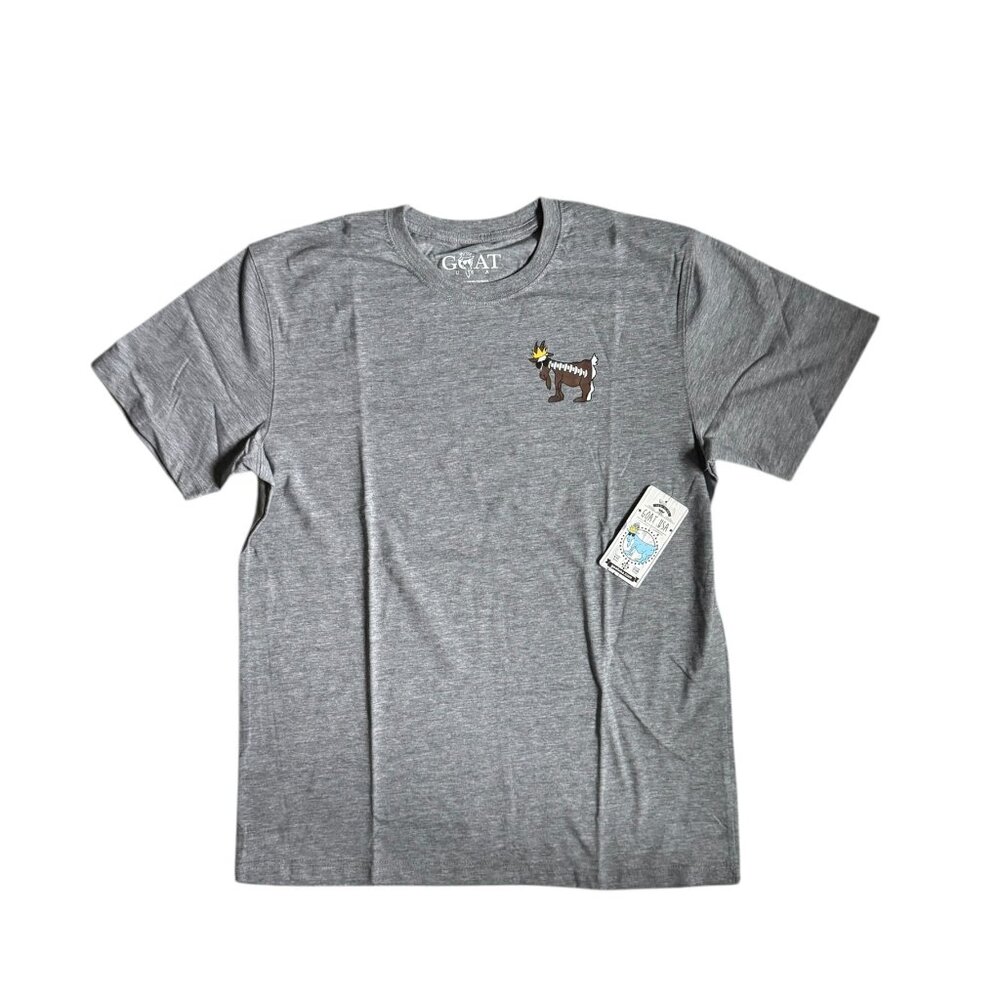 GOAT USA Gray Football Tshirt Mens Medium NWT
